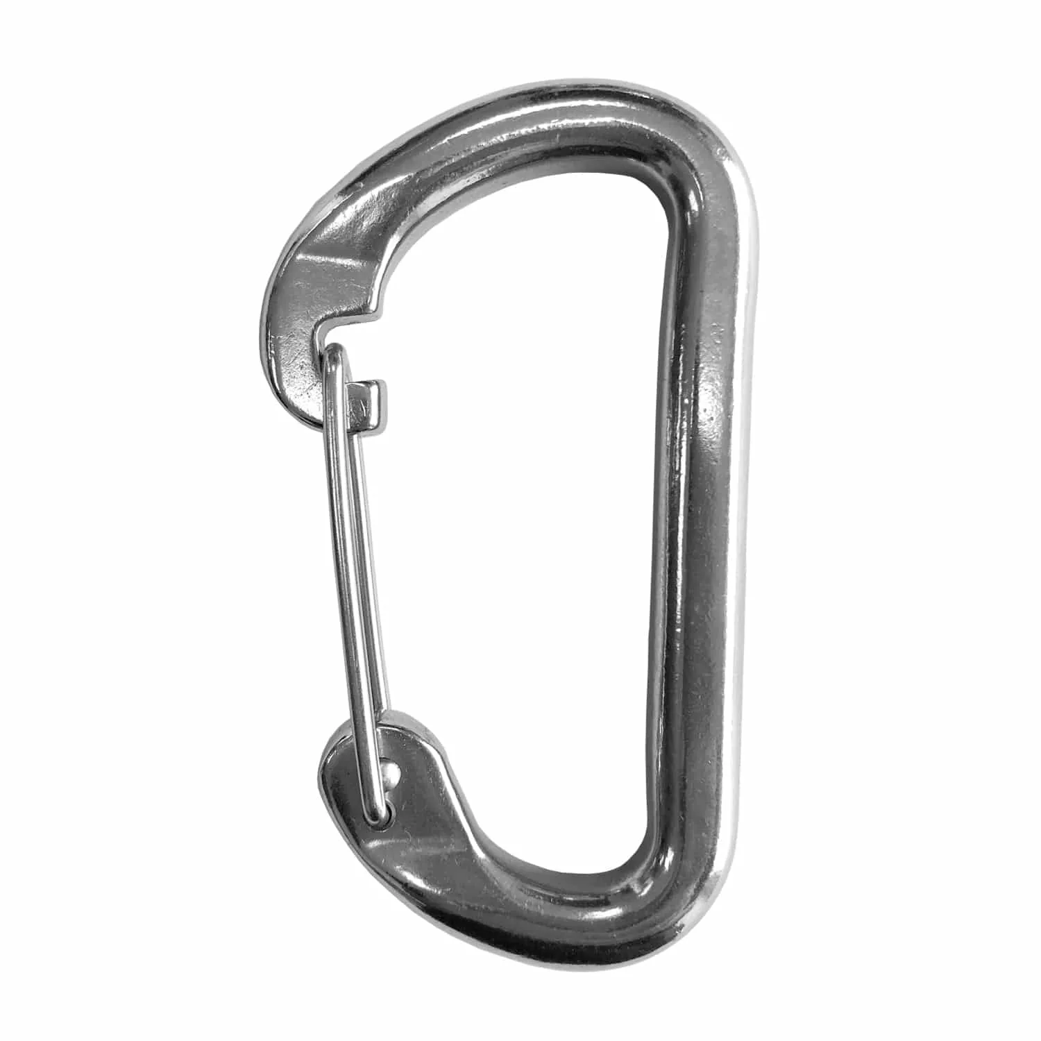 Mosquetón asimétrico con cierre varilla Kong