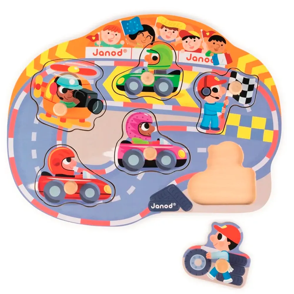 ENCAJE CARRERAS X6 PIEZAS ROMPECABEZAS – J07100