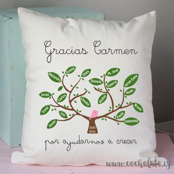 Cojín Árbol para Profes