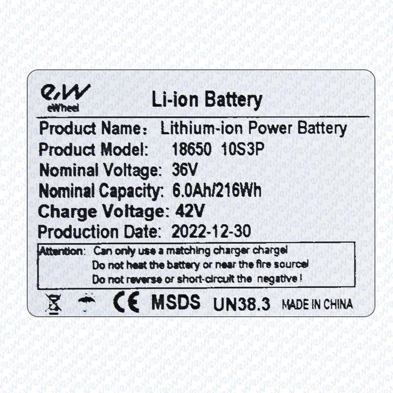 Batería 36v 6Ah Kugoo S1 - Imagen 5