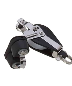 Polea 3 posiciones con mordaza y arraigo