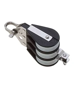 Polea 3 posiciones triple con arraigo