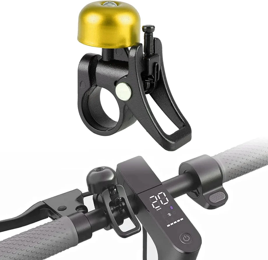 Timbre Amarillo Para Patinete Xiaomi | Mejor Agarre Y Comodidad - Imagen 3