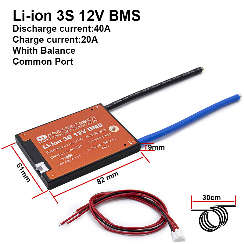 BMS DALY 3S 12V 40A