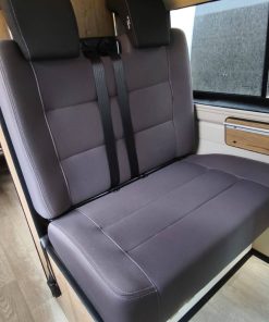 Asiento Tapizado Tela Gris Para Estructura CTA con Isofix