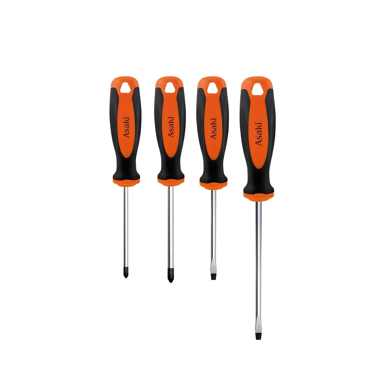 Juego desarmadores 4 pzas goma