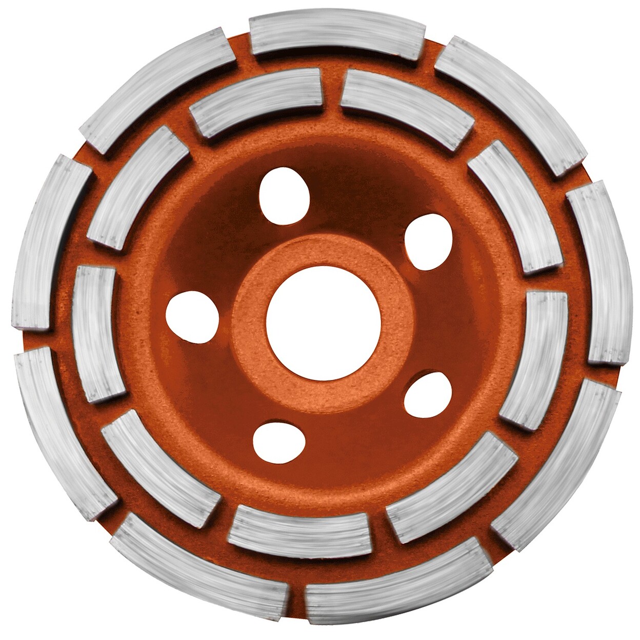 Disco copa diamantada doble segmento 4.5″ (115mm)