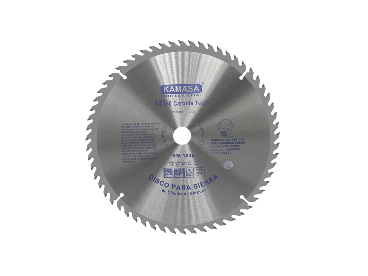 Disco sierra para madera 14″ (350mm) 60 dientes *****