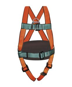 Arnés de seguridad naranja doble faja