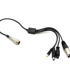 Cable conversor GX16 a DC5,5mm/DC8mm/XLR/GX12