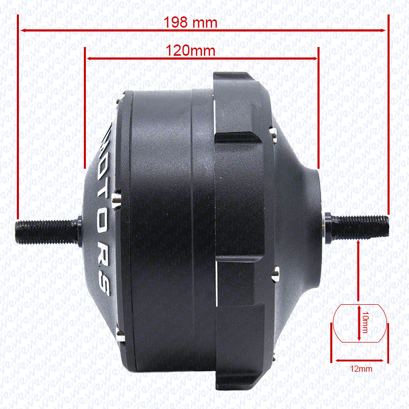 Motor Minimotors 60V 1200W (Max. 2700W) {TRASERO} – original Dualton Thunder/Ultra - Imagen 3
