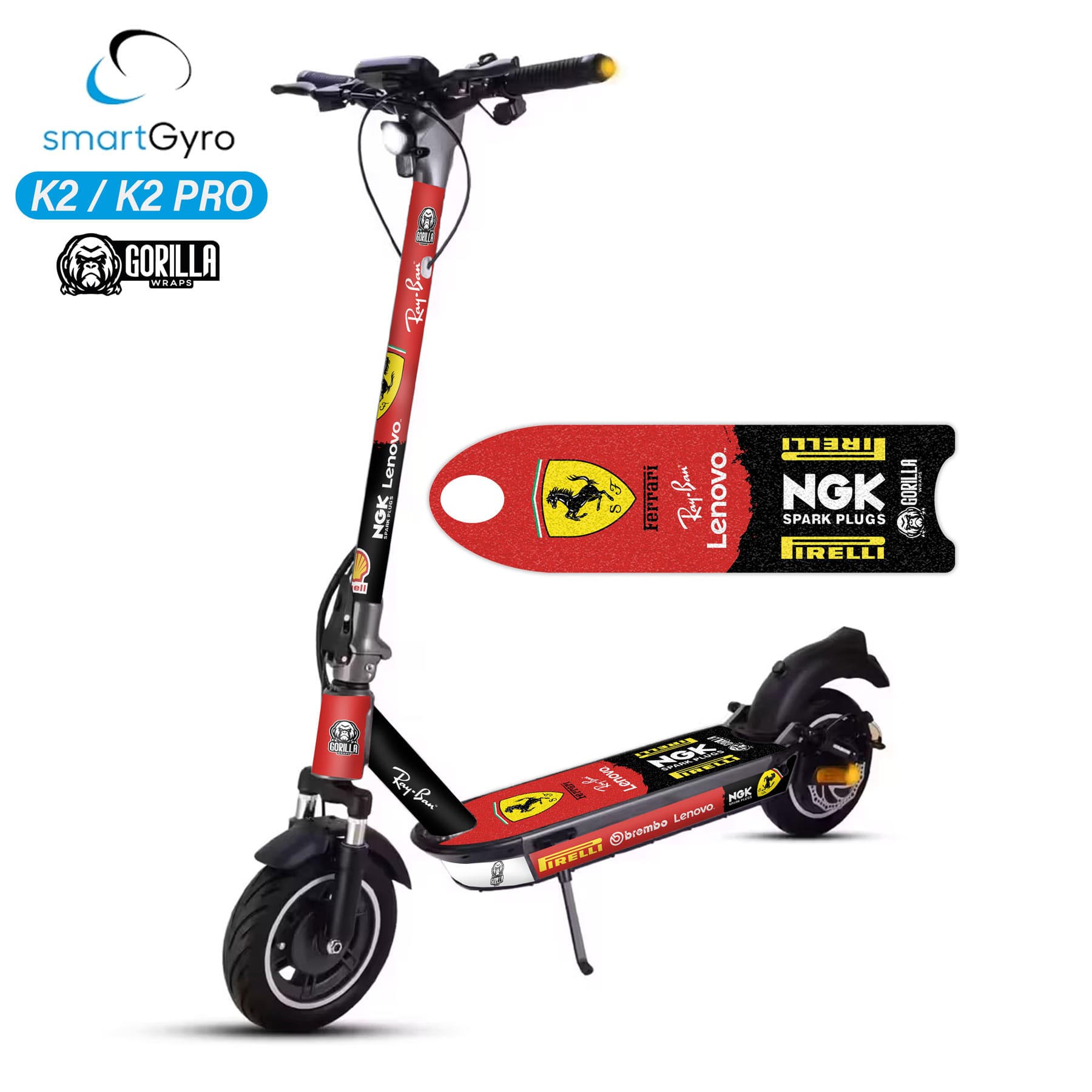 Vinilo Ferrari para SmartGyro K2