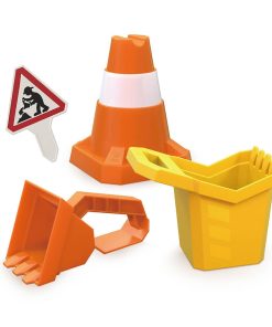 OBRAS EN LA PLAYA CUBOS Y PALAS