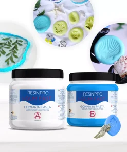 SILICONA EN PASTA “RÁPIDA” IGUM – Muy rápida: ¡molde listo en pocos minutos!