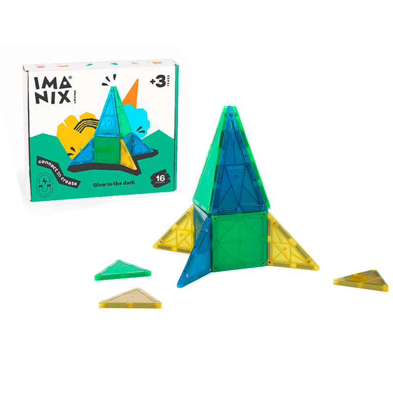 IMANIX GLOW IN THE DARK 16 PIEZAS