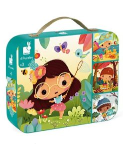 4 PUZZLES EVOLUTIVOS 6-9-12-16 PIEZAS LAS ESTACIONES