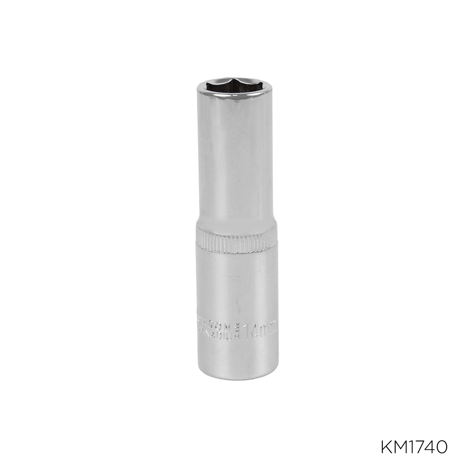 Dados largo cromado CRV 1/2″DR. 14mm