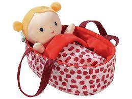 MUÑECA BEBE AGATHE CON CAPAZO