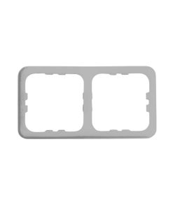 Marco Doble Interruptor Blanco 12V/230V