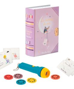 LIBRO LINTERNA – PROYECTOR DE LUZ – HISTORIAS PED