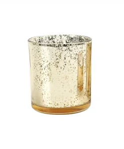 Vidrio dorado con efecto metálico