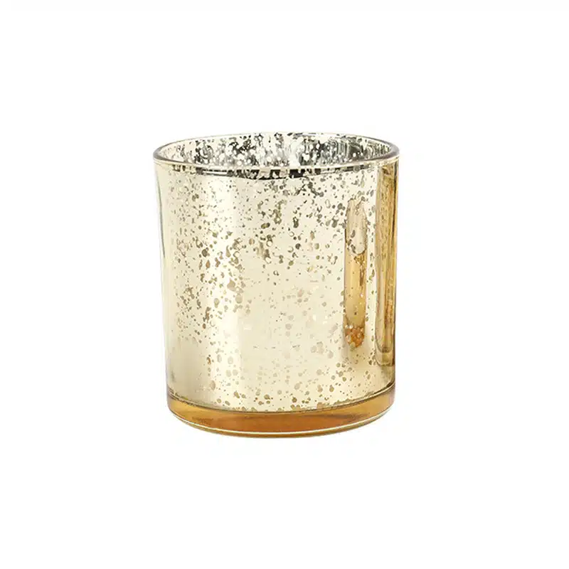 Vidrio dorado con efecto metálico