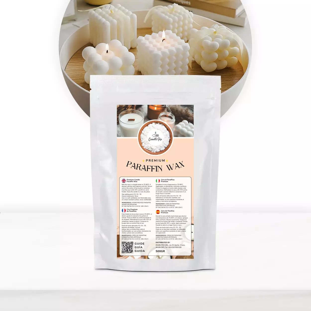 Pure Glow: ¡La Parafina Ideal para tus Velas Artesanales!