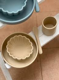 VAJILLA SILICONA BEIGE