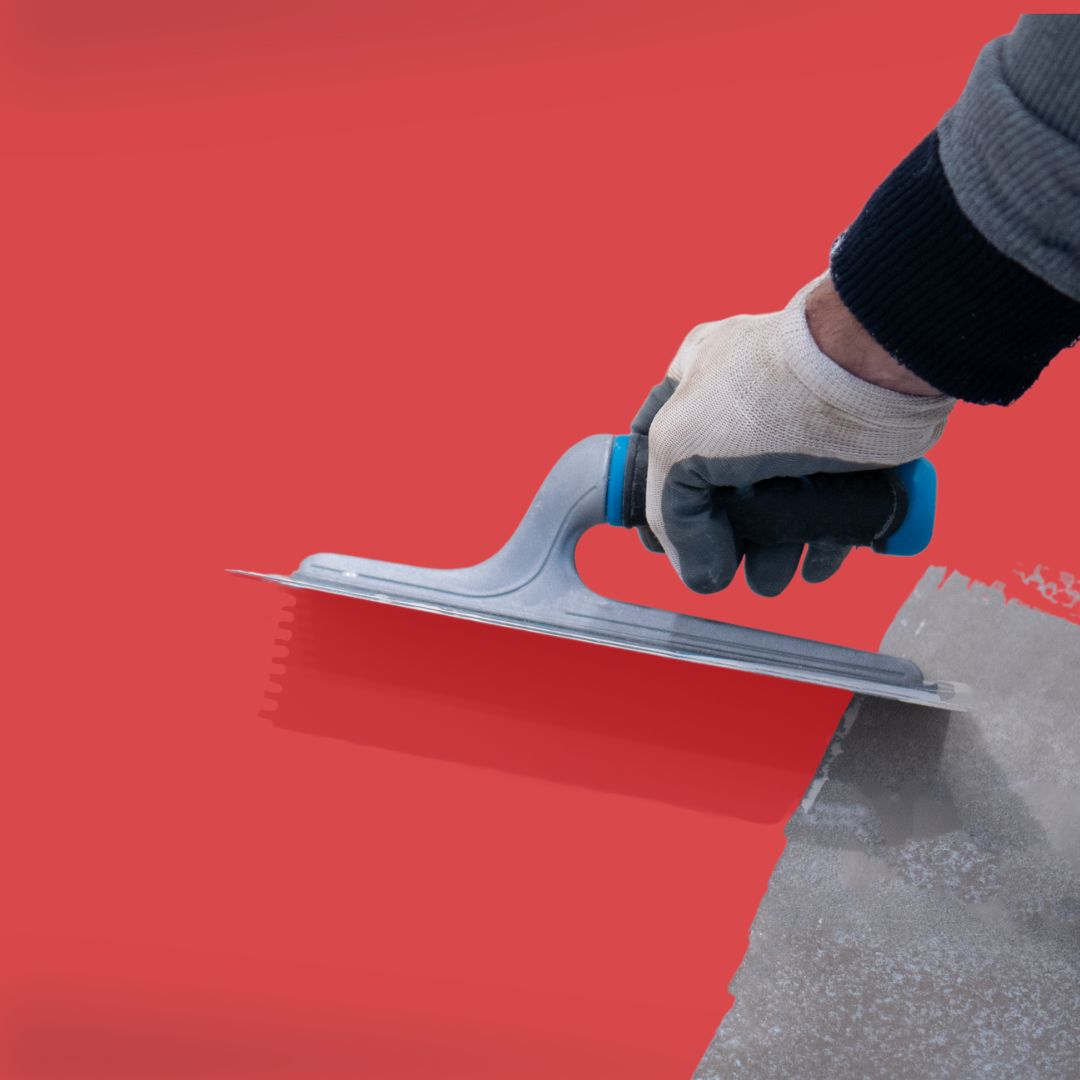 Kit completo para suelos de resina Rojo perla