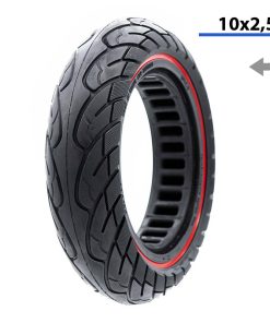 Rueda maciza ultraligera 10×2,5 – Linea roja (llantas de 34mm)