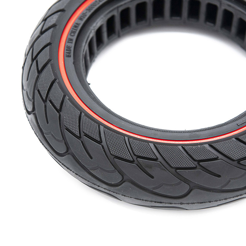 Rueda maciza ultraligera 10×2,5 – Linea roja (llantas de 34mm) - Imagen 3