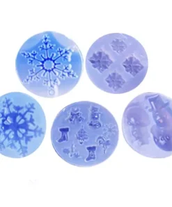 Pack de 5 moldes navideños