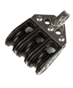 Polea triple Viadana de 38 mm para cabos de 10 mm