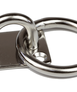 Cáncamo con argolla abatible de acero inoxidable