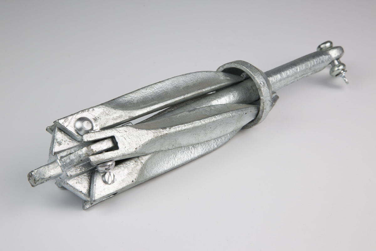 Ancla rezón plegable acero galvanizado 2,3 Kg - Imagen 2