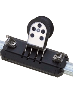 Carro escotero génova con rodamientos para carril de 25 mm