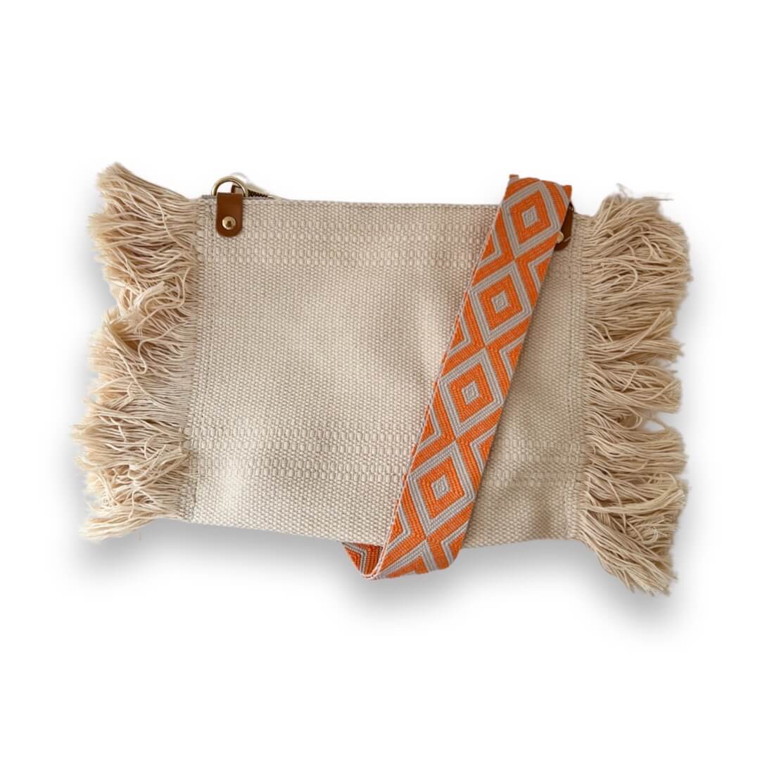 Bandolera mujer con iniciales flecos - Imagen 4