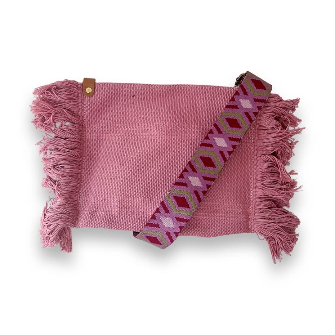 Bandolera mujer con iniciales flecos - Imagen 2