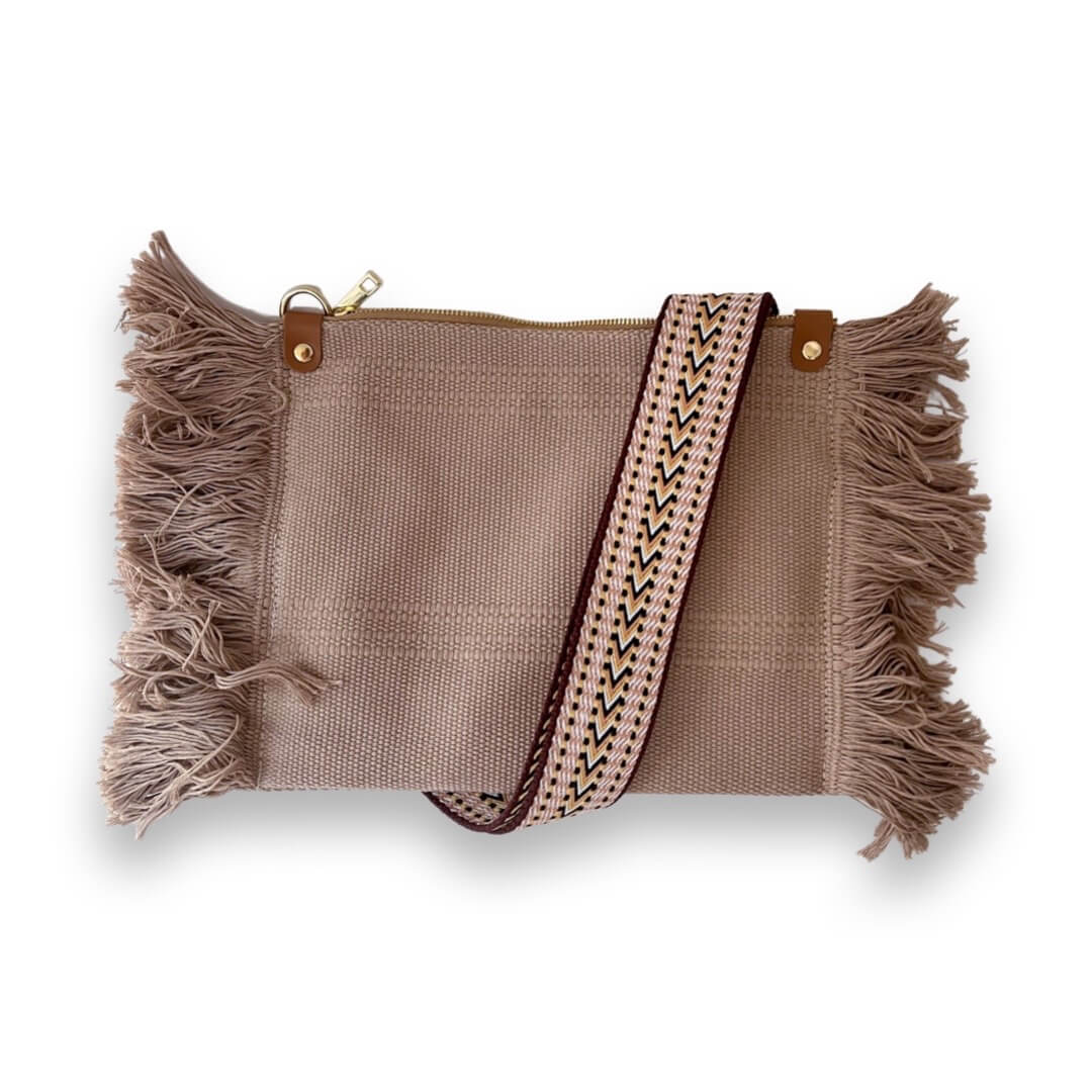 Bandolera mujer con iniciales flecos - Imagen 3