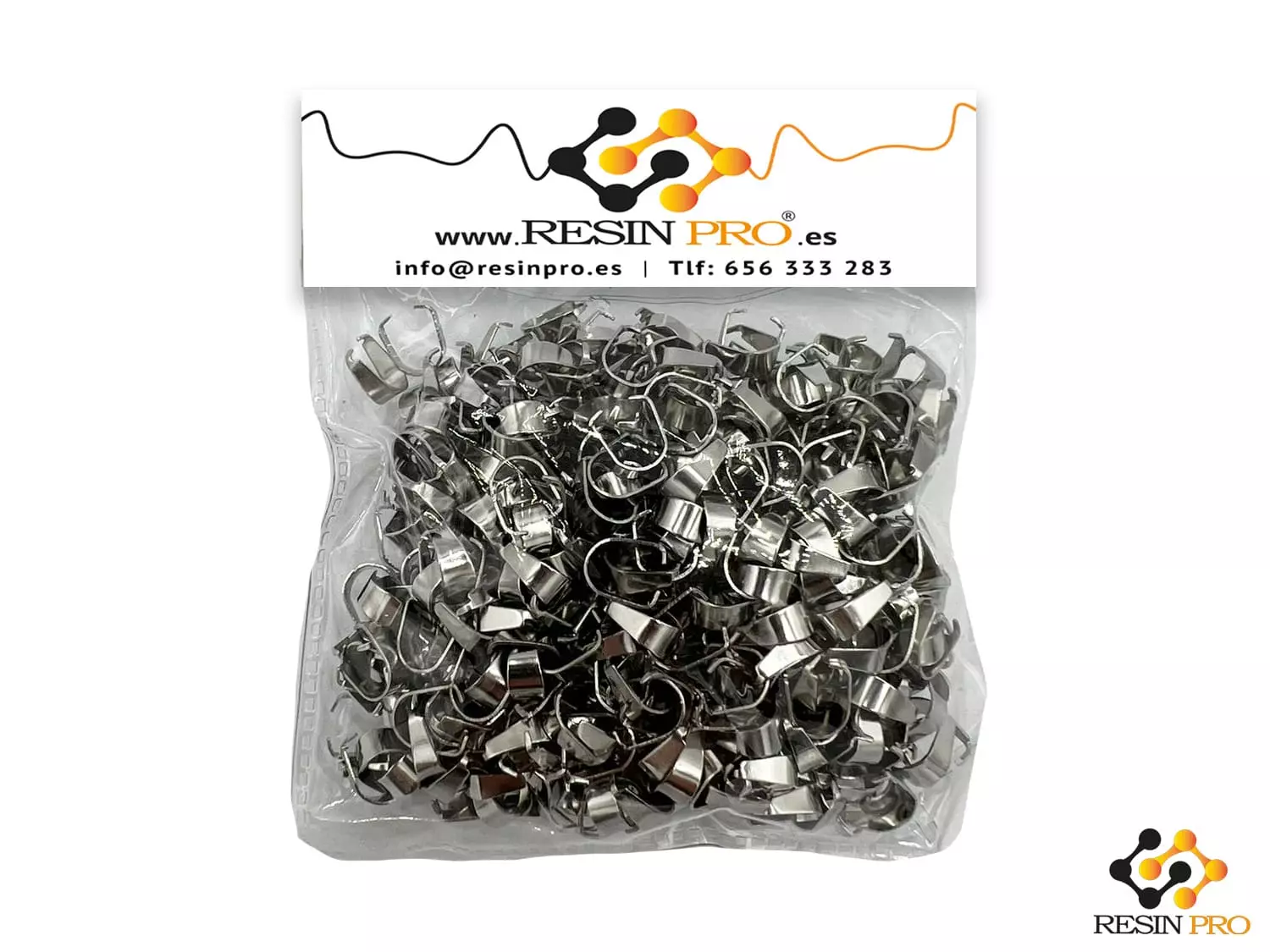 Cierres de acero inoxidable para fabricación de joyas