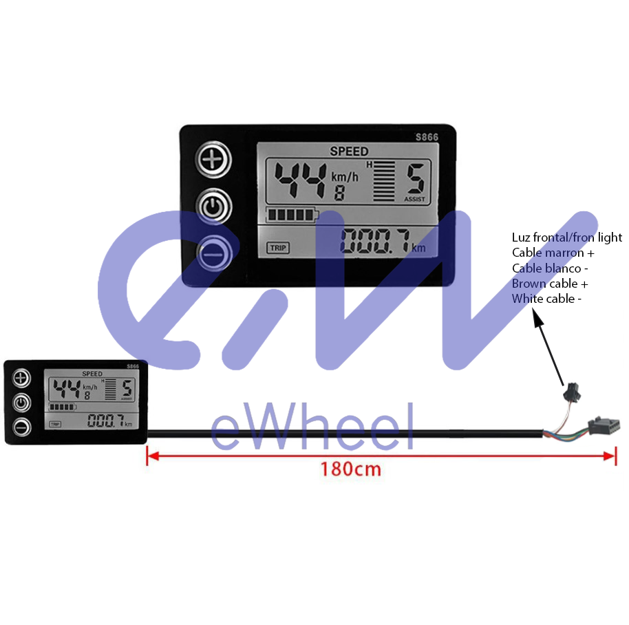 Kit 24V/36V/48V 250W/350W Display S866 | Patinete electrico - Imagen 3