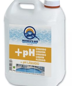 Líquido ELEVADOR del pH del agua de piscinas (5L)