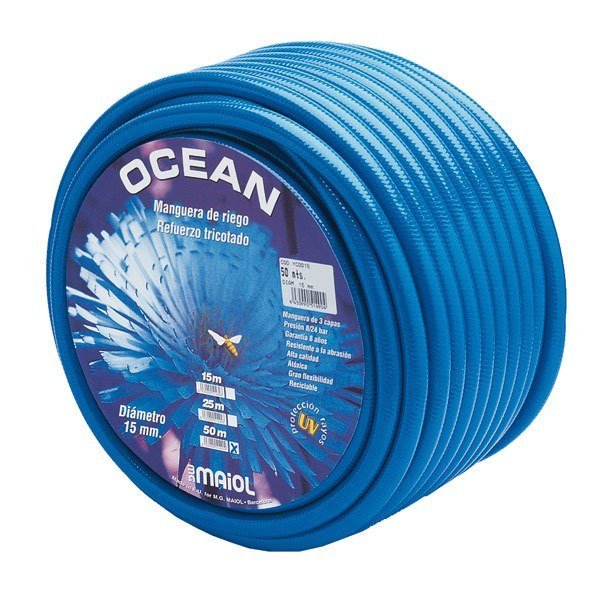 Manguera de PVC OCEAN TRICOT (15 mm. / 25 metros) Flexible y resistente