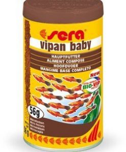 Alimento para cría para peces de acuario de agua dulce Sera Vipan Baby 50 ml.