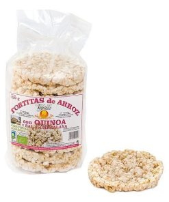 Tortitas de Quinoa y Sal del Himalaya Bio Ecológicas (110 gr.)