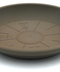 Plato MEDEA para Maceta de plástico inyectado color bronce GEO 30 cm.