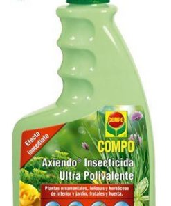 Insecticida Ultra Polivalente Axiendo COMPO (750 gr.) en pistola spray.
