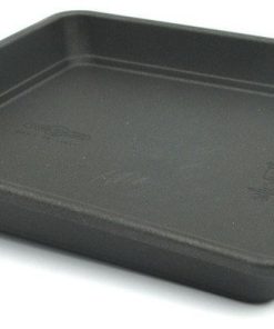 Plato para Maceta de plástico inyectado color antracita CUADRADA 40 cm.