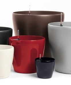 Hidrojardinera autoriego Lechuza Clasico 28 cm. color Negro