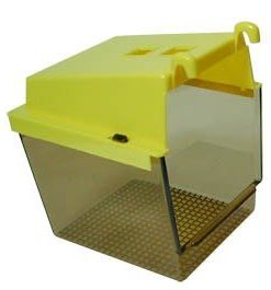 Bañera exterior de plástico para pájaros